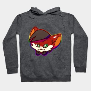 Snarky Cat Face Hoodie